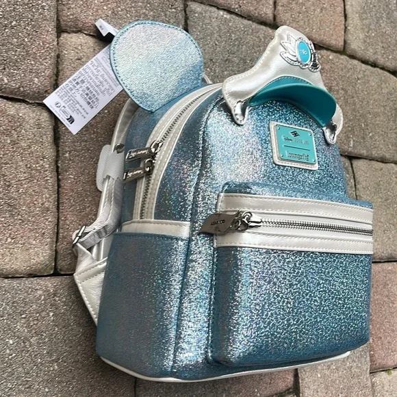 Disney Cruise Line Loungefly Mini Backpack - 25th Anniversary - Shimmering Seas - Picture 2 of 16
